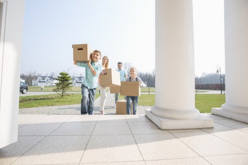 Public liability insurance concept for a professional removal service