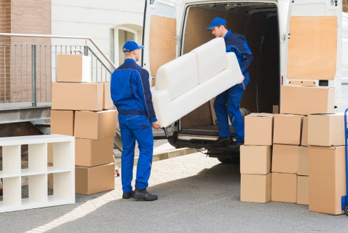 Careful packing and loading for apartment removals in Belsize Park