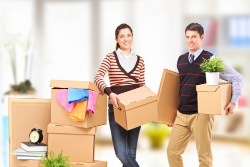 Checklist and moving supplies prepared for a Belsize Park removal