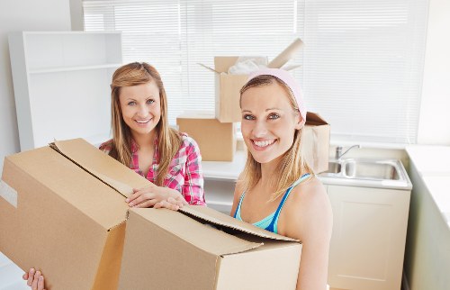 Careful loading for a house move near Belsize Park and Swiss Cottage