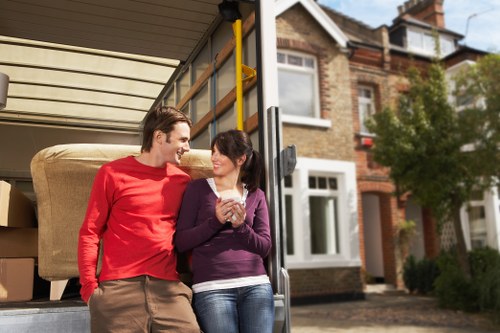 Staff assessing risks during a relocation