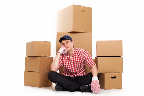 Protecting office furniture and electronics during Belsizepark removals