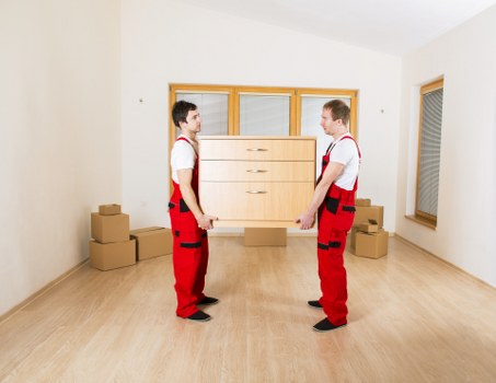 A coordinated office move with staff and movers in Belsizepark